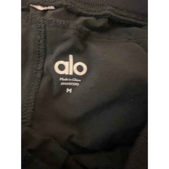Alo Yoga Athleisure Co-Op Jogger Utility Pant Women's M Black Sporty Chic Sporty - Picture 4 of 9